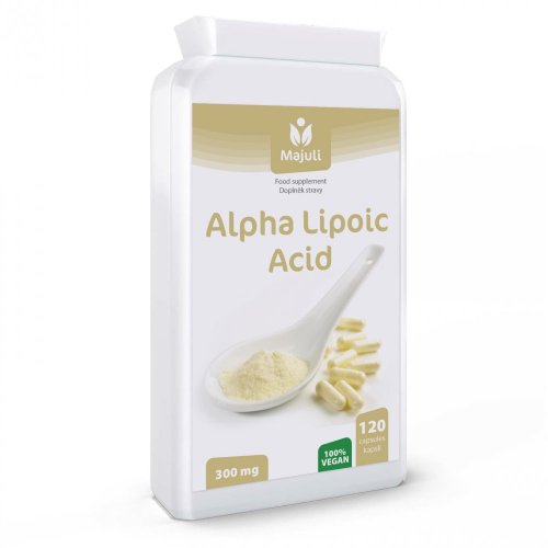 Majuli Alfa-lipoová kyselina (ALA) 300 mg 120 kapsúl VEGÁN