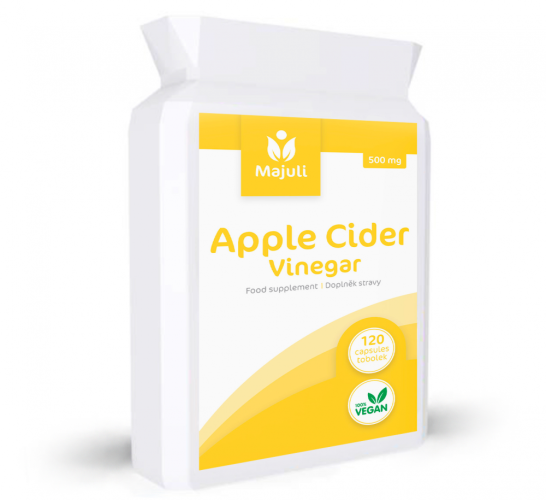 Majuli Jablčný ocot 500 mg 120 kapsúl VEGÁN