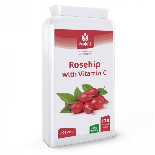 Majuli Csipkebogyó & C-vitamin 5000 mg 120 kapszula VEGÁN