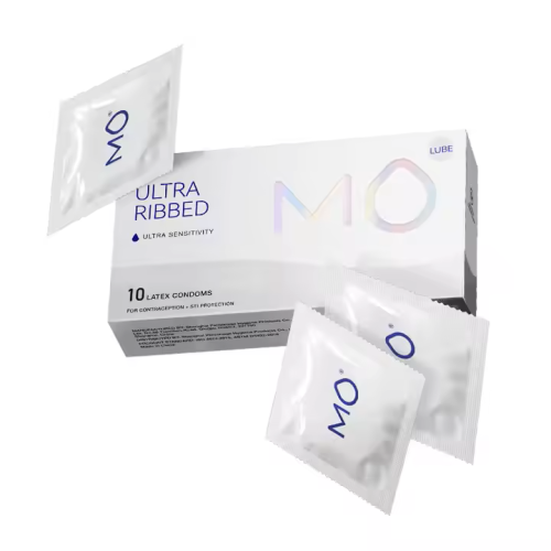 MO Ultra Ribbed - Extra bordázott óvszerek (10 db)