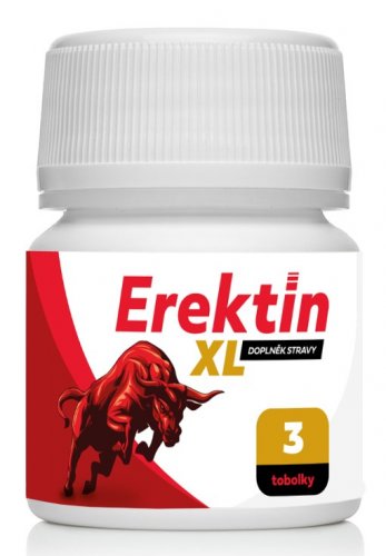 Erektin XL na zvětšení erekce 3 tobolky
