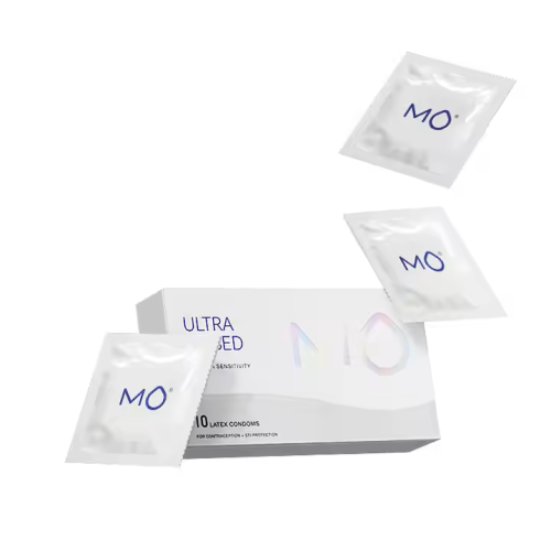MO Ultra Ribbed - Extra bordázott óvszerek (10 db)