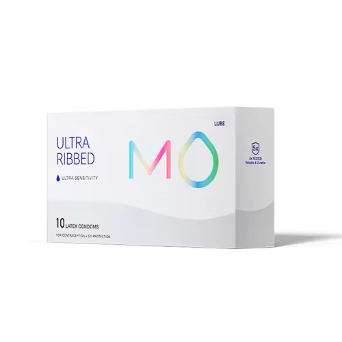 MO Ultra Ribbed - Extra bordázott óvszerek (10 db)