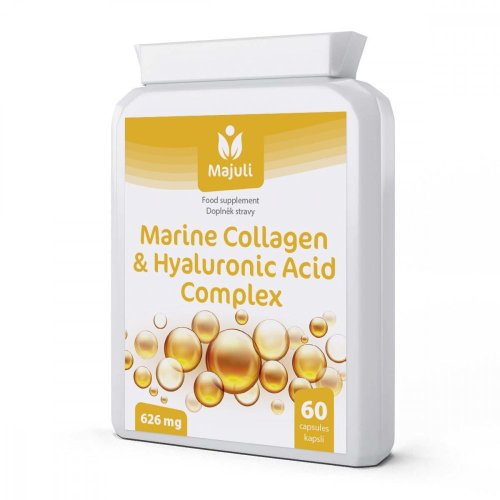 Majuli Morský kolagén Kyselina hyalurónová komplex 626 mg 60 kapsúl