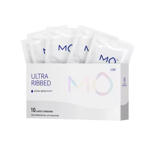 MO Ultra Ribbed - Extra bordázott óvszerek (10 db)