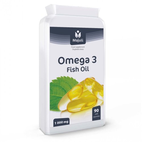 Majuli Omega 3 Rybí olej 1000 mg 90 měkkých kapslí