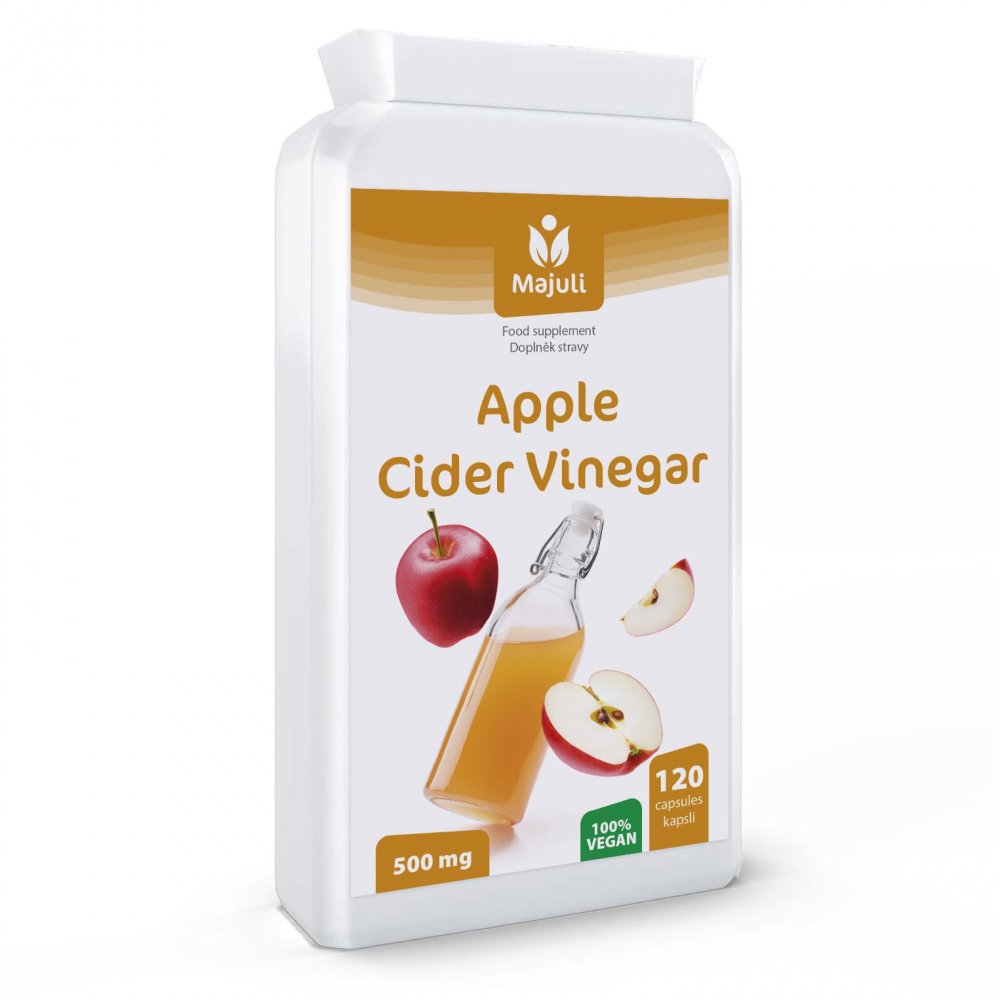Majuli Jablčný ocot 500 mg 120 kapsúl VEGÁN